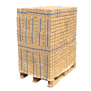 Briquettes de bois compressé 100% Feuillu - palette 960kg 156 packs