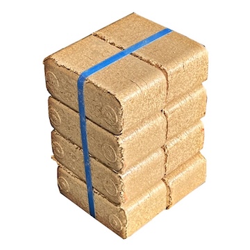 Briquettes de bois compressé 100% Feuillu - palette 960kg 156 packs – Image 2