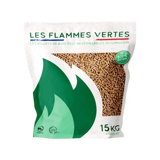 Flammes Vertes Granulés de Bois - 65 sacs 975kg – Image 2